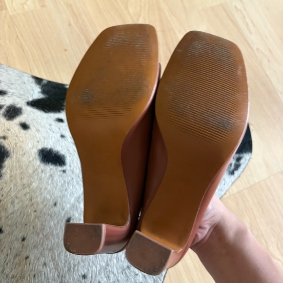 REFORMATION Lou Lou Block Heel Mule In Brown Size‎ 6.5 - Picture 7 of 10